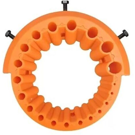 Verwendung für 2–13 mm Bohrer. Schleifbohrer – 20-Loch-Winkelschleifwerkzeug-Zubehör (Orange)