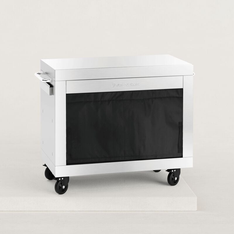 Verytable desserte XL en Inox avec tiroir