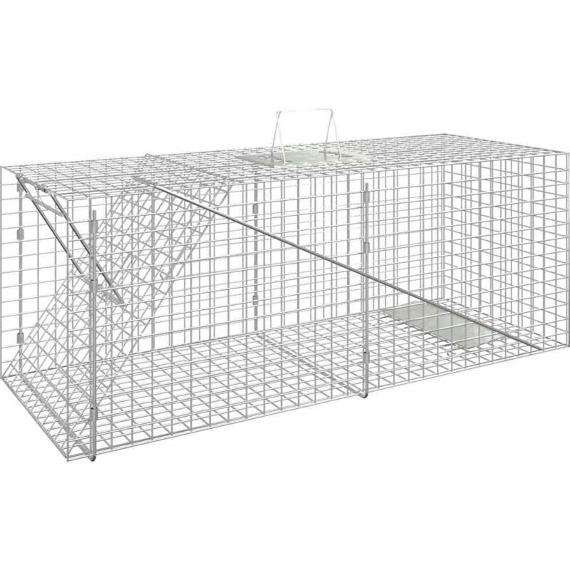 Vidaxl Lebendfalle 64, 5x25x26, 5 Cm Verzinktes Eisen