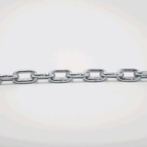 Verzinkter Kettenspeicher "l" ø5mm Teilung 35mm Außenbreite 18,4mm 57m