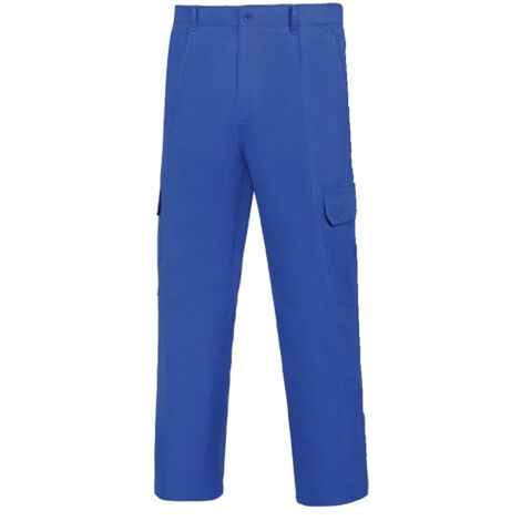 VESIN pantalon tergal azul talla -62 , Pantalón para trabajo e industria Talla 62 Cierre con cremallera Goma en la parte trasera de la cintura 2 bolsillos delantero