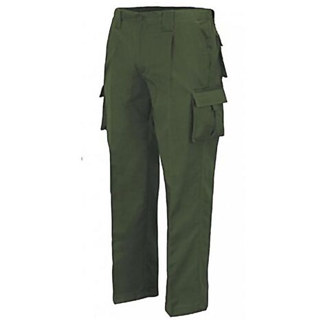 VESIN pantalon tergal verde elite talla m-42 , Pantalón para trabajo e industria EliteTalla 42Cierre con cremalleraRefuerzo en la entrepiernaGoma en la parte traser