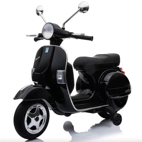 BERGHOFF Vespa Elektro Kinderroller Scooter Schwarz