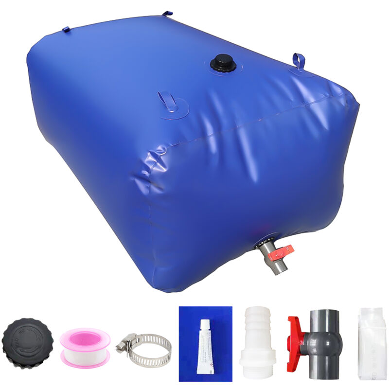 Lepmerk - Vessie de stockage d'eau de grande capacité 400L / 105,67Gal Réservoir d'eau portable pliable Camping Jardin Résistance à la sécheresse Sac