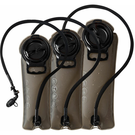 Vessie d'hydratation Poche d'eau en TPU Reservoir d'eau de stockage etanche Grande capacite Randonnee Sac a eau en plein air 2L