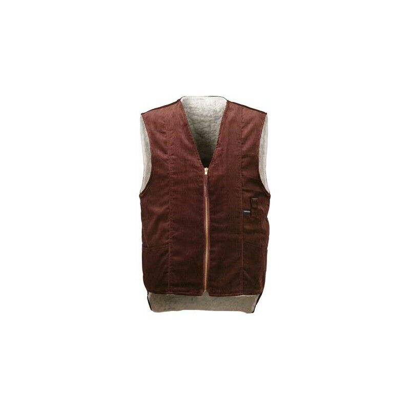 Image of Craftland - Vest, Webfell, Size 2Xl, Marrone