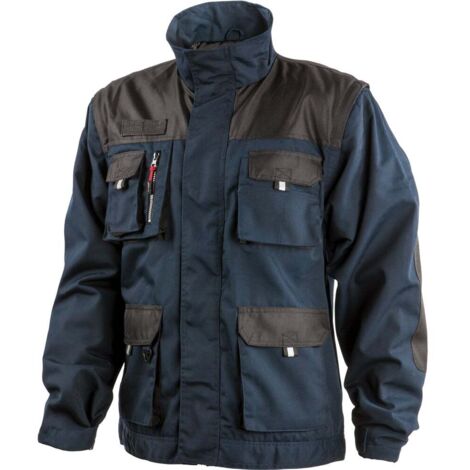 Veste 2 en 1 Albatros ALLROUND BLACK manches amovibles Bleu Noir XS