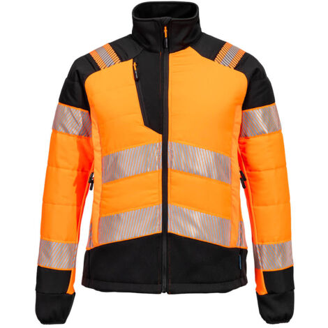Veste Baffle Hybride Hv Pour Femme Pw3 - Taille L - Orange/noir - Portwest
