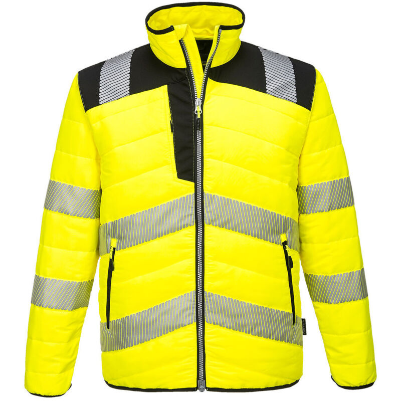 Pw3 Hi-vis Baffle Farbe, Gelb/schwarz Größe L - Portwest