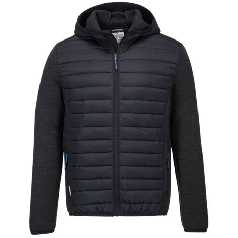 Veste bi-matière Baffle KX3 couleur : Gris Marl taille M - PORTWEST