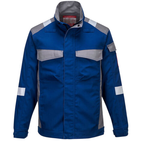 Veste Bizflame Ultra Bicolore couleur : Bleu Royal taille XXL - PORTWEST