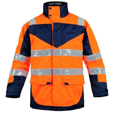 Veste bleue marine haute visibilité CAP HORN 2 - XL - T2S