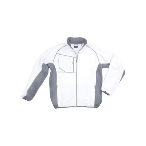 Veste Champ, Gr.M, blanc/gris