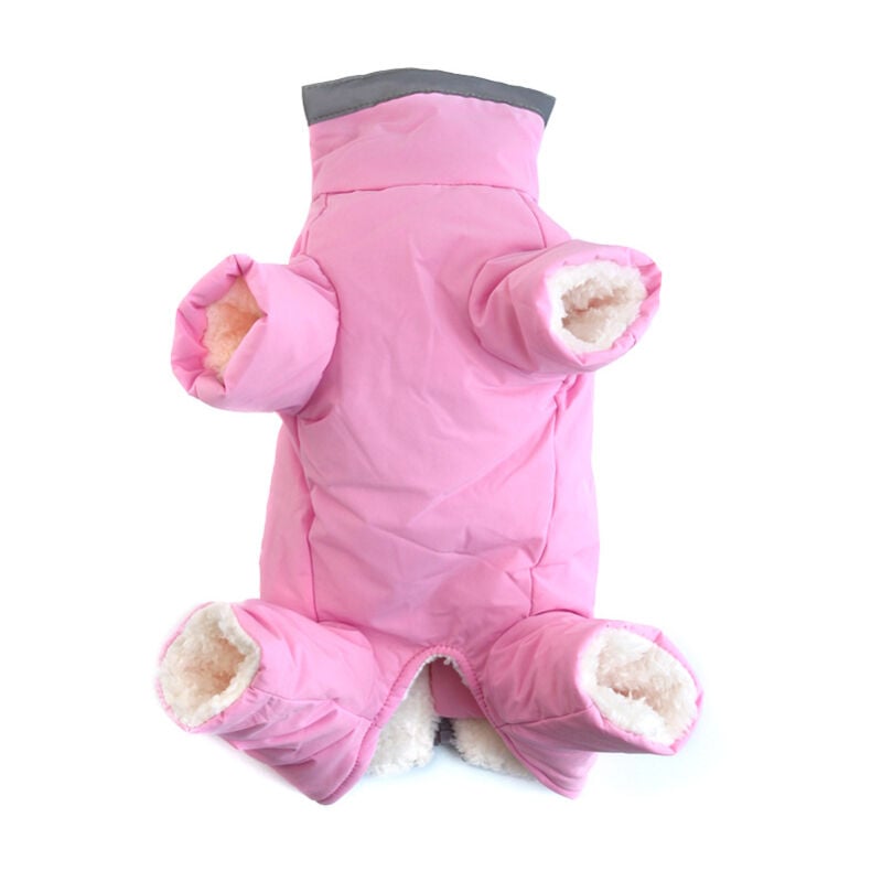 Veste Chaude pour Chiens, Manteau d'hiver pour Chiens de Petite et Moyenne Taille, Coupe-Vent imperméable Combinaison de Neige réfléchissante pour