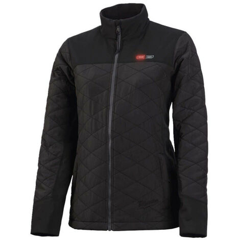 Veste chauffante Milwaukee femme M12 HJPLADIES-0 Taille L 4933464342 sans batterie ni chargeur - Noir