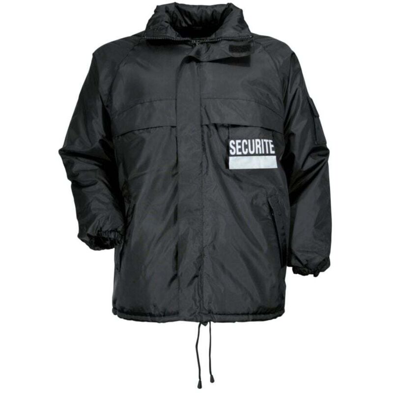 Veste coupe-vent fourrée polaire Sécurité CityGuard Noir XXL
