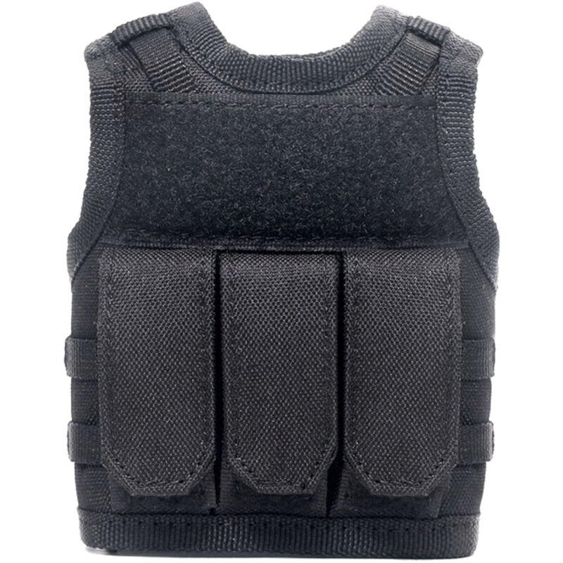 Veste de bouteille souple pour canettes et bières, décoration de bar en noir