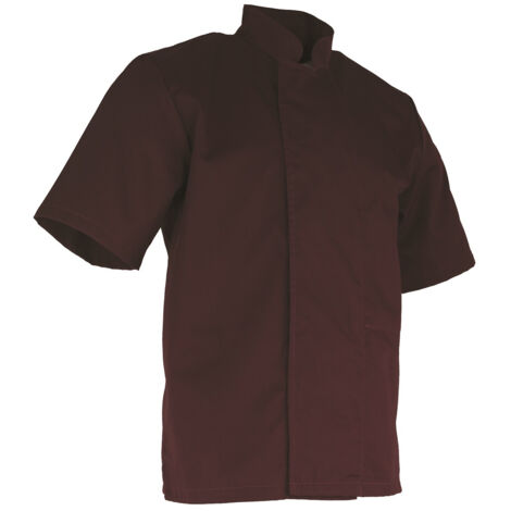 Veste de cuisine bordeaux manches courtes LMA CONFITURE Bordeaux XXL.