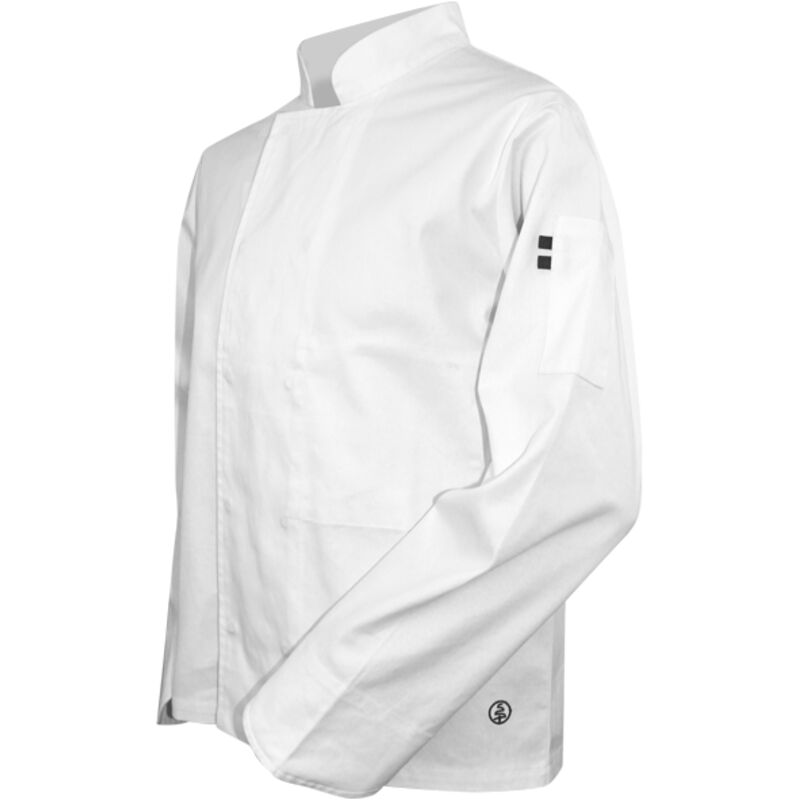 Veste de cuisine LMA Merlan 100% coton Blanc l