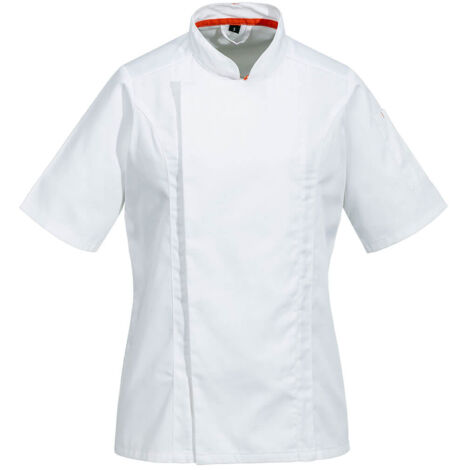 Veste De Cuisine Maille Pro Manches Courtes - Taille Xxl - Blanc - Portwest