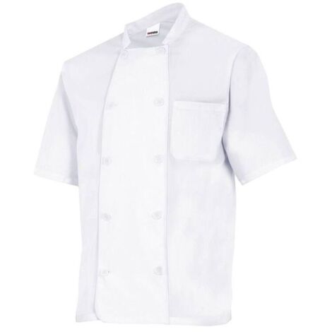 Veste de cuisine manches courtes VELILLA Blanc 64.