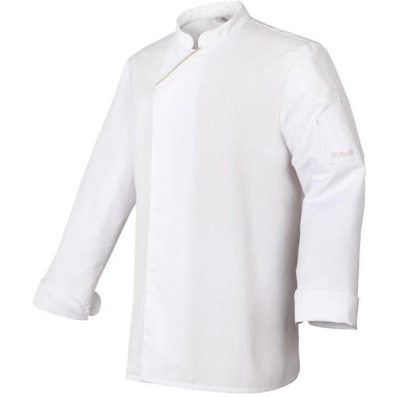 Veste de cuisine mixte manches longues col Mao Robur HARTI Blanc M Veste de cuisine mixte manches longues col Mao Robur HARTI Blanc M