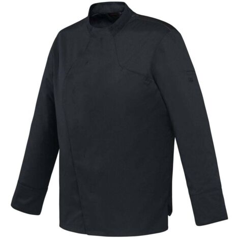 Veste de cuisine mixte manches longues Robur Vador Noir M