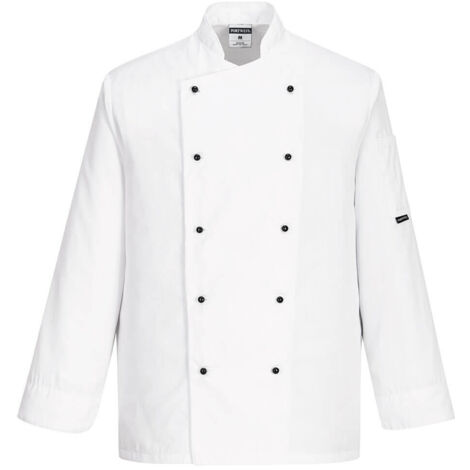 Veste de cuisine Somerset couleur : Blanc taille M - PORTWEST