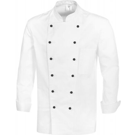 Veste de cuisinier 1500 130,  Taille  50, blanc