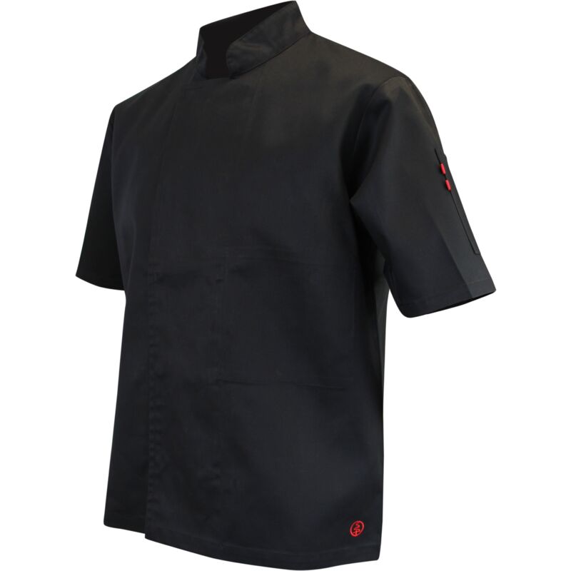 LMA - Veste de travail cuisinier ml ecumoire - noir 2XL - 6