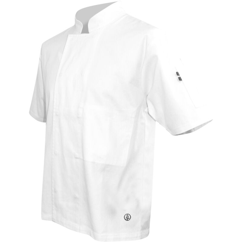 LMA - Veste de travail cuisine ml merlu - blanc 2XL - 6
