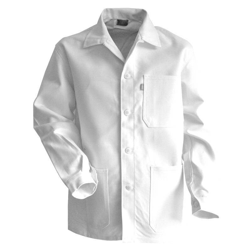 Veste de peintre rouleau coton sergé blanc T38 LMA lebeurre - 200244-T0 - Blanc