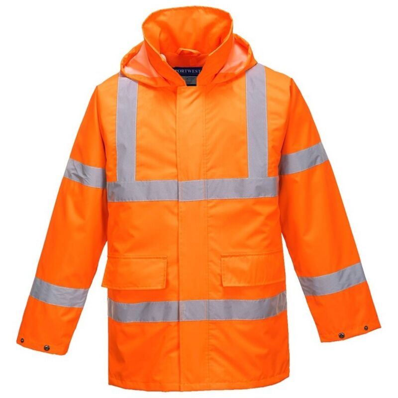 Veste De Pluie Lite Traffic Couleur : Orange Taille Xxl Portwest