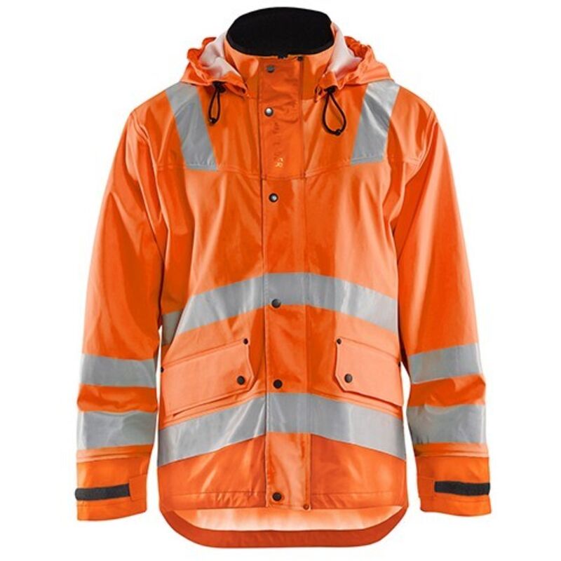 Veste de pluie haute visibilité niveau 3 4327 - Orange fluo m