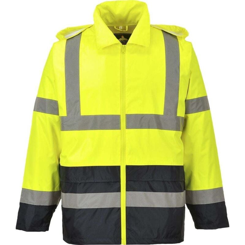 Veste de pluie Hi-Vis bicolore Jaune/Marine xl