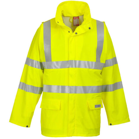 Veste de pluie HiVis FR Sealtex couleur : Jaune taille S - PORTWEST