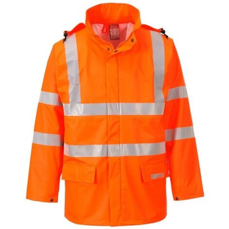 Veste De Pluie Hivis Fr Sealtex Couleur : Orange Taille Xxl - Portwest