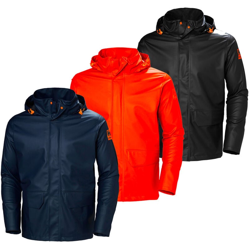 Veste de travail imperméable Helly Hansen Gale Rain - l - Schwarze