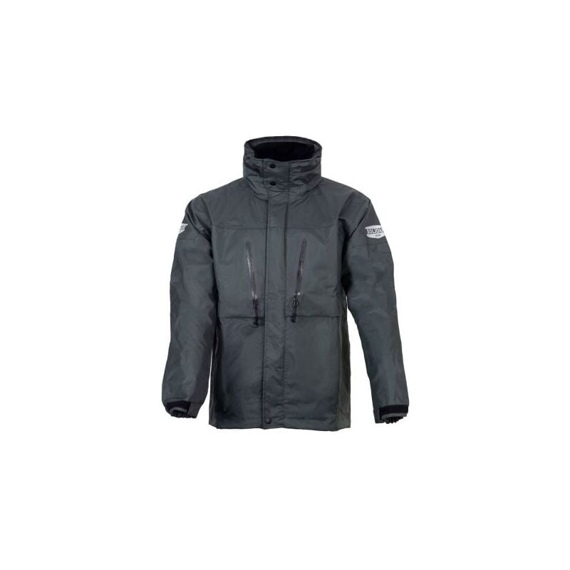 Veste de pluie professionnelle à capuche Solidur Veste de pluie professionnelle à capuche Solidur H2OVEGR-2XL