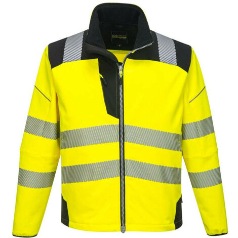 Softshell Haute-Visibilité PW3 couleur : Orange/Marine taille L - PORTWEST