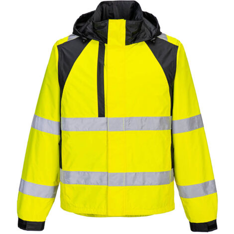 Veste De Pluie Wx2 Eco Hi-vis - Taille M - Jaune/noir - Portwest