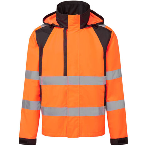 Veste De Pluie Wx2 Eco Hi-vis - Taille Xxxl - Orange/noir - Portwest