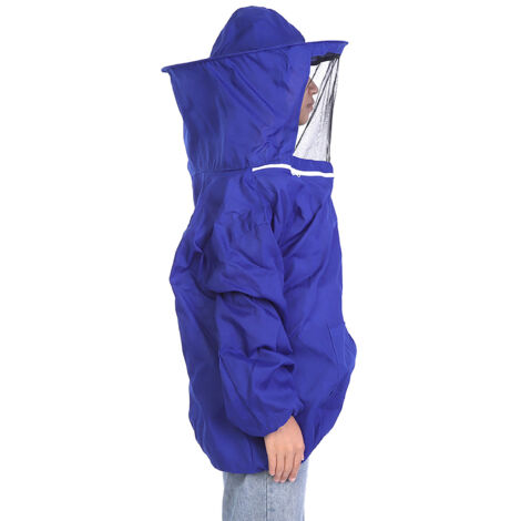 Veste de Protection Apicole Professionnelle pour Apiculteur - Équipement Apicole Bleu