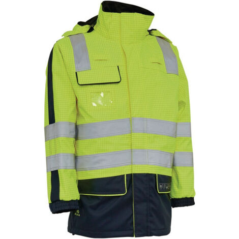Veste de protection multinorme SECURETECH taille M jaune/bleu marine ELKA RAINWEAR