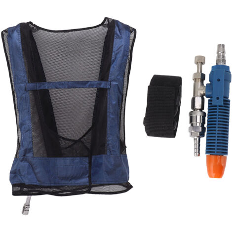 Veste de refroidissement à air comprimé pour soudure, taille ajustable avec ceinture