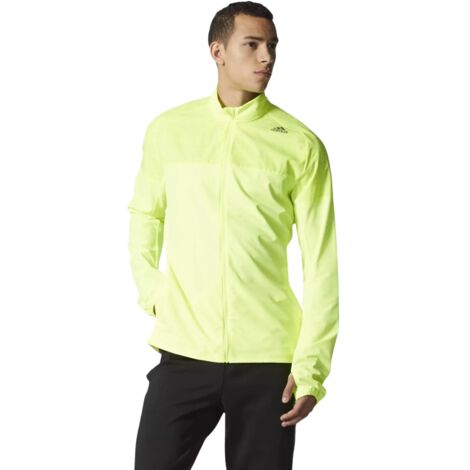 Veste de running ADIDAS SUPERNOVA verte pour homme, taille S