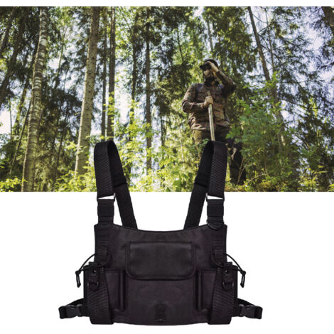 Veste de sécurité avec poches multiples pour équipement de radio et activités en extérieur
