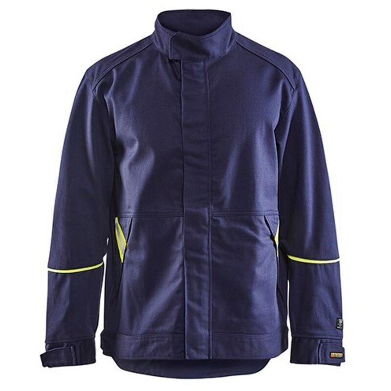 Veste de soudeur 4801 - Marine/Jaune fluo l