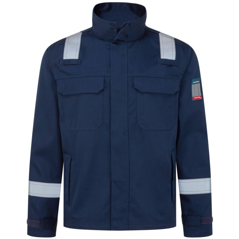 Veste De Travail Bizflame Fr - Taille Xxxl - Marine - Portwest