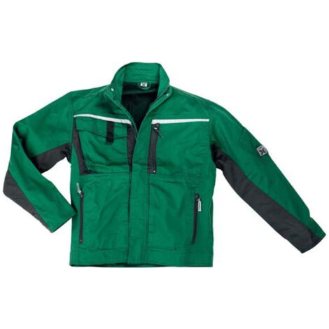 Veste de travail Champ, Taille L, vert /gris